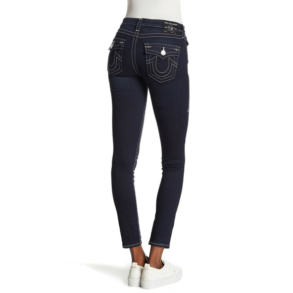 True Religion Women's Super Skinny Stretch Jeans - Picture 3 of 4